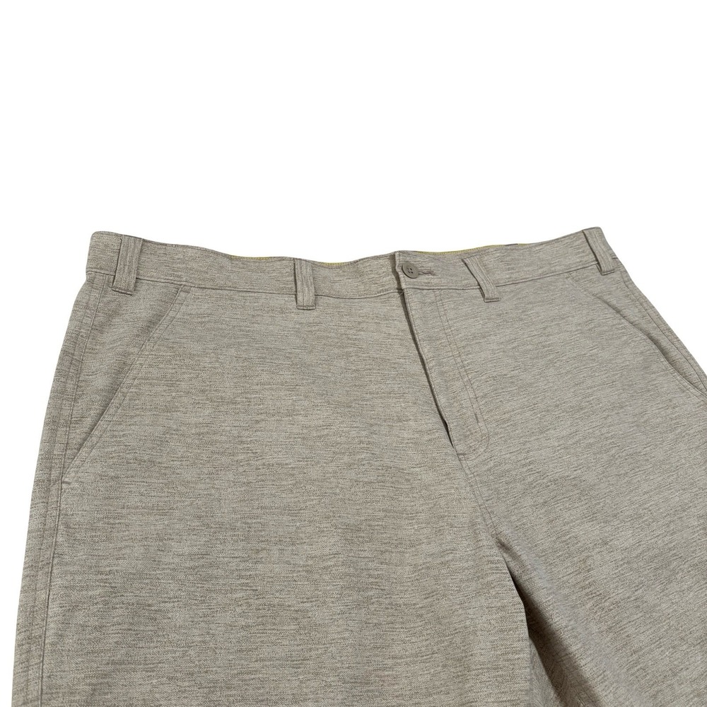 Eddie Bauer Travex Shorts Men's 42x10 Beige Quick‎ Dry Travel Hiking Zip Fleece - Picture 4 of 8